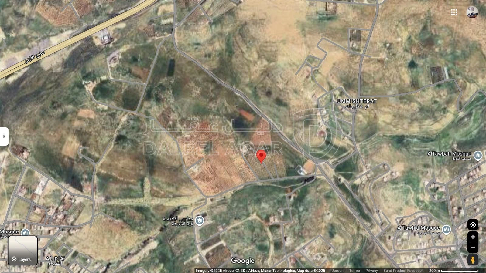 أرض في  أرض سكن ب نظام خاص للفلل للبيع في بدران ، 750 م²  - 90,000 دأ - صورة 1